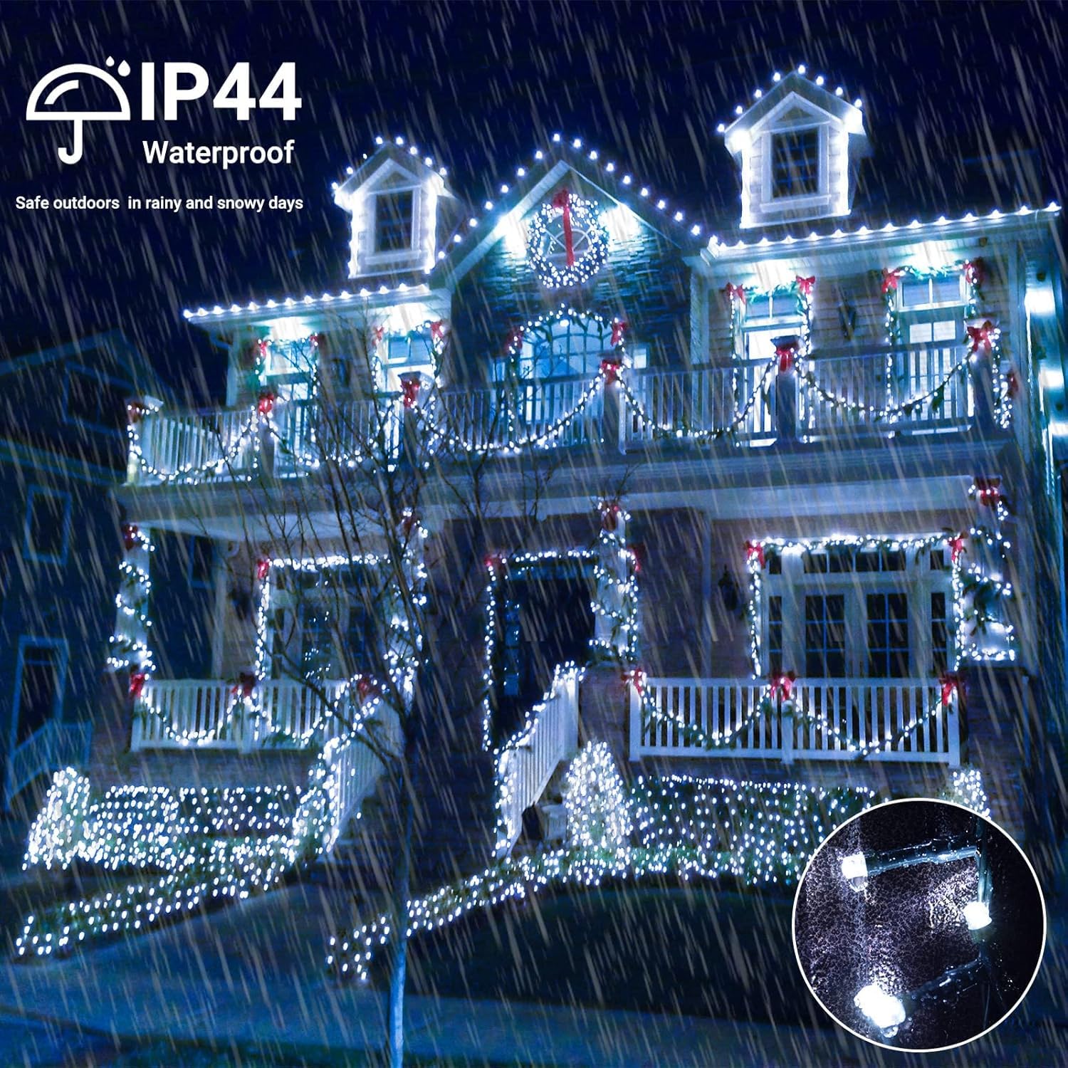 quntis-xmas-lights-164ft-lichterkette-kaltwei-2000-led image 2