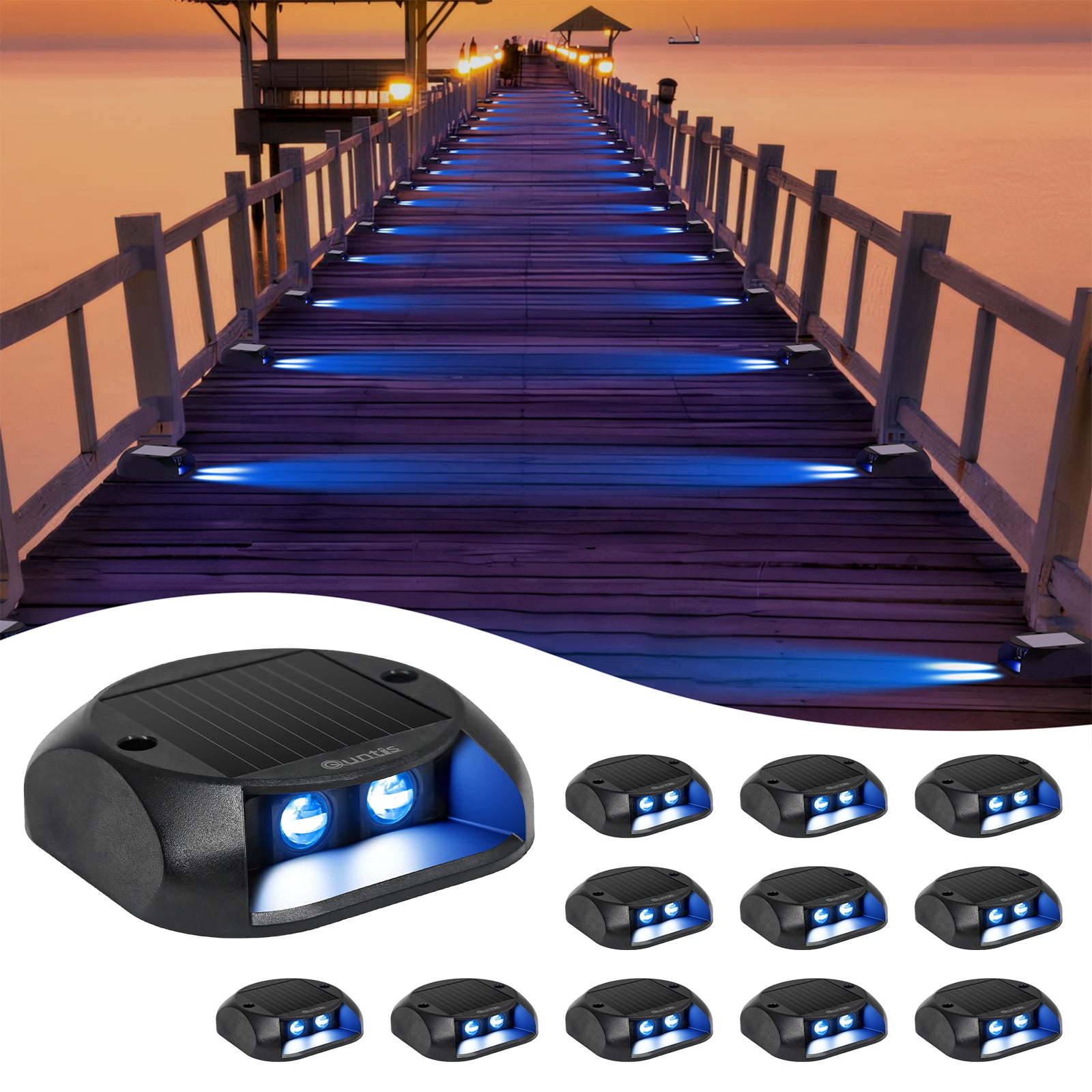 quntis-led-solar-lights-bodenleuchten-4-st-ck-blau-ip65 image 1
