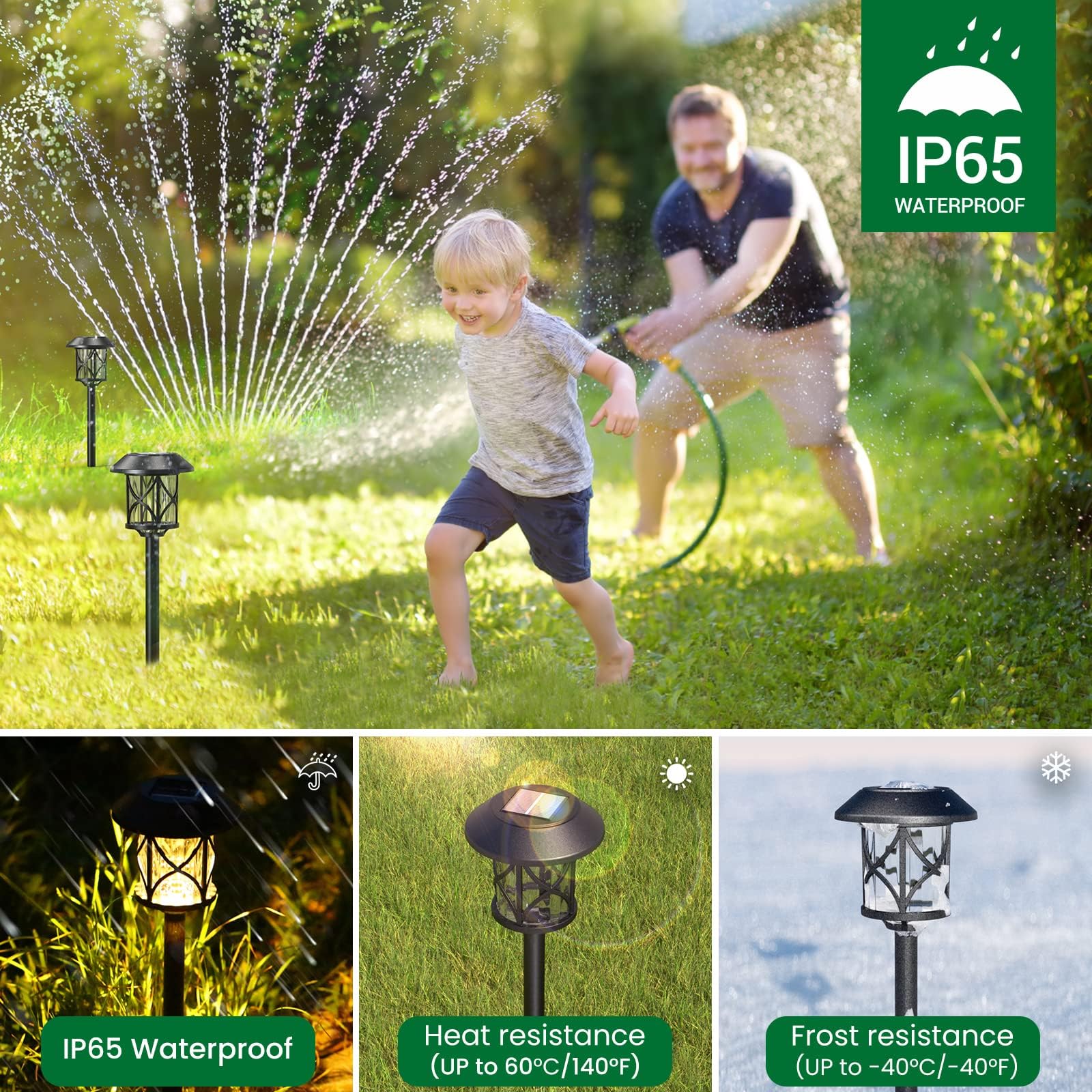 quntis-led-solar-lights-wegleuchte-erdspie-8er-pack-warmwei-ip65 image 3
