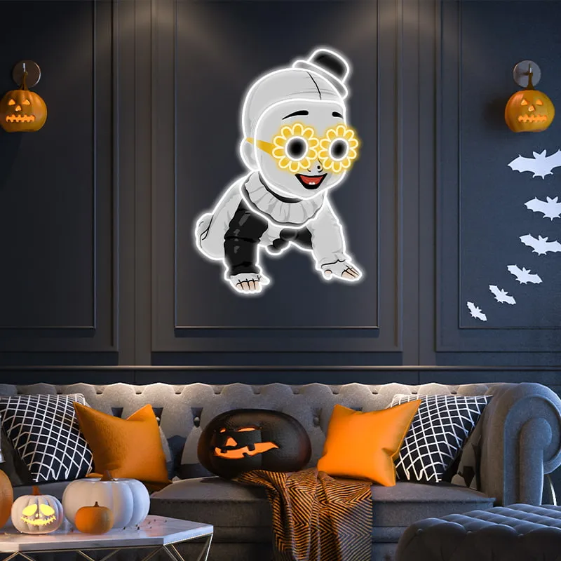 quntis-halloween-lights-baby-art-neon-sign-led-50cm-sonnenblume image 1