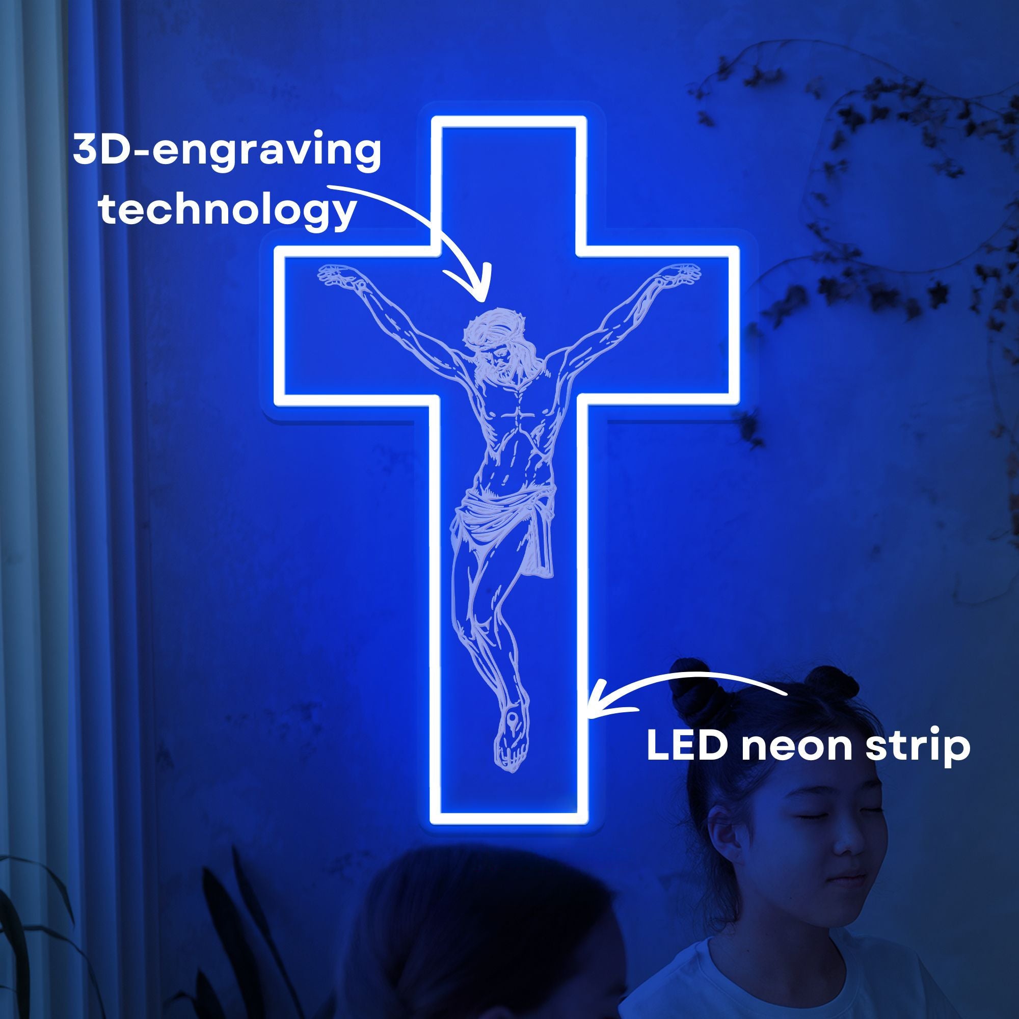 quntis-jesus-kreuz-neon-schild-led-wandlicht-20-zoll image 5