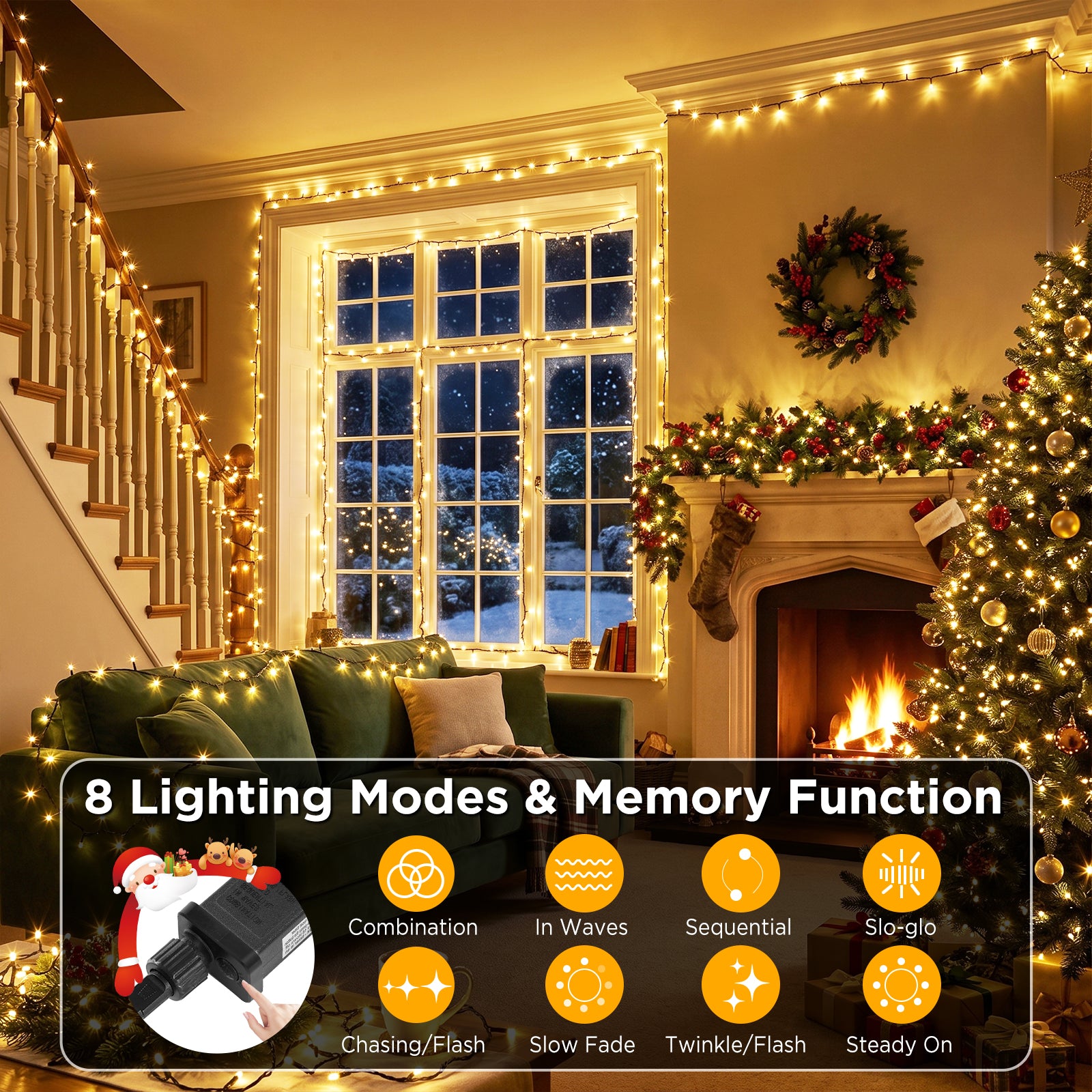 quntis-xmas-lights-bubble-lichterkette-warmwei-20m-1000-led image 5