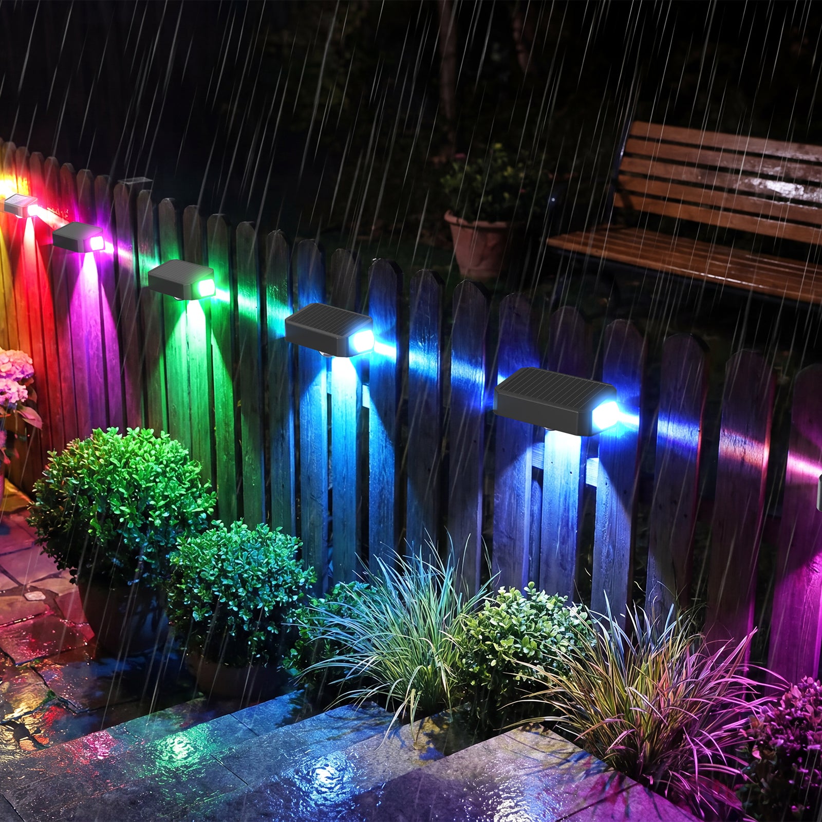 quntis-led-solar-zaunlichter-4er-set-rgb-mit-fernbedienung image 5