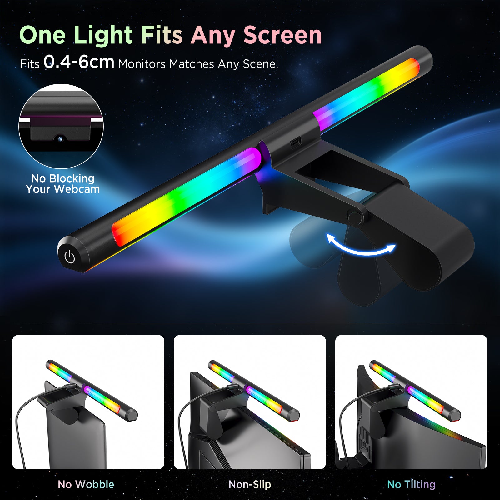 quntis-im-series-monitor-light-bar-40cm-rgb-dimmbar-schwarz image 4