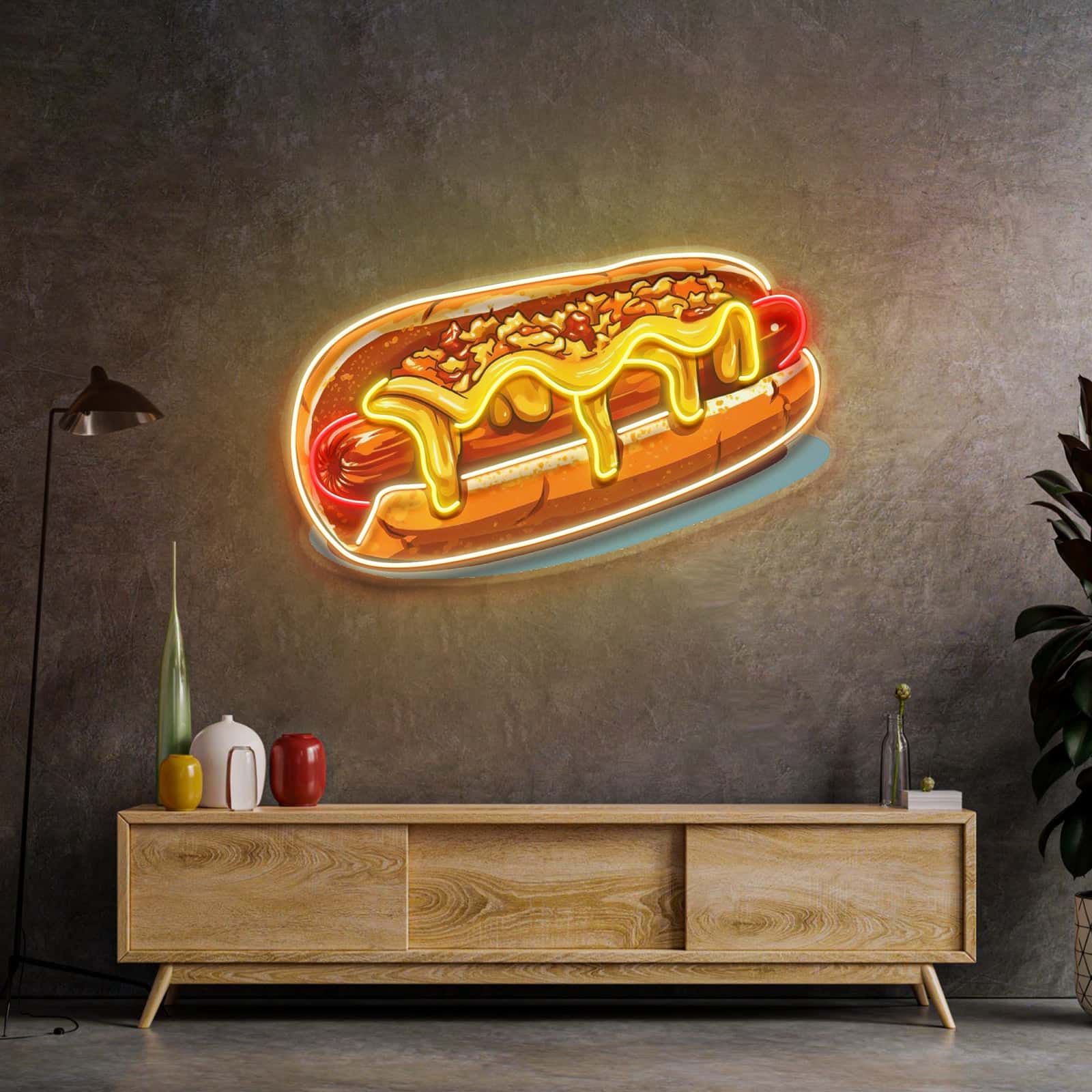 quntis-neon-signs-hot-dog-neonschild-50cm-led-bunt image 3