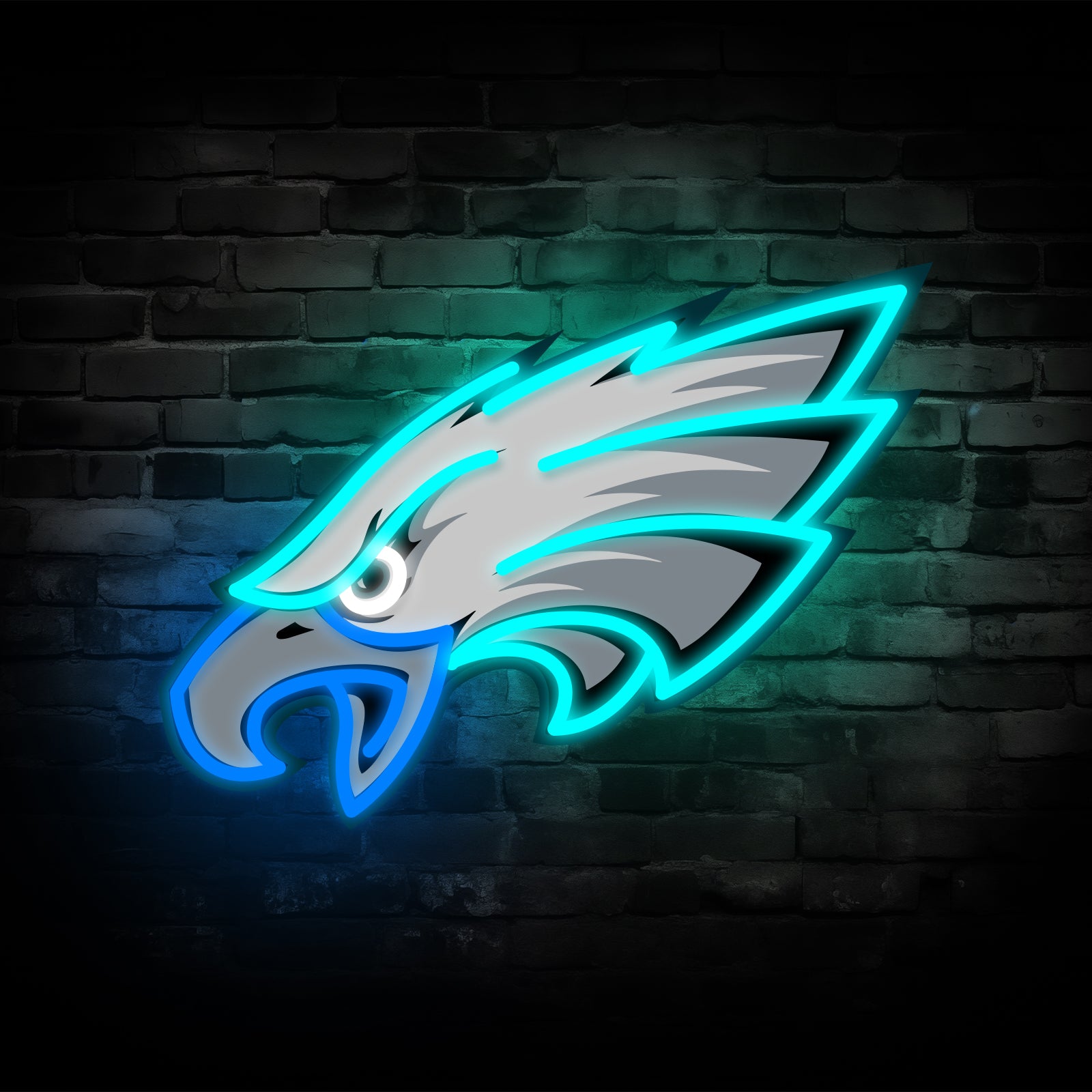 quntis-philadelphia-eagles-neon-schild-led-16-zoll-team-logo image 1