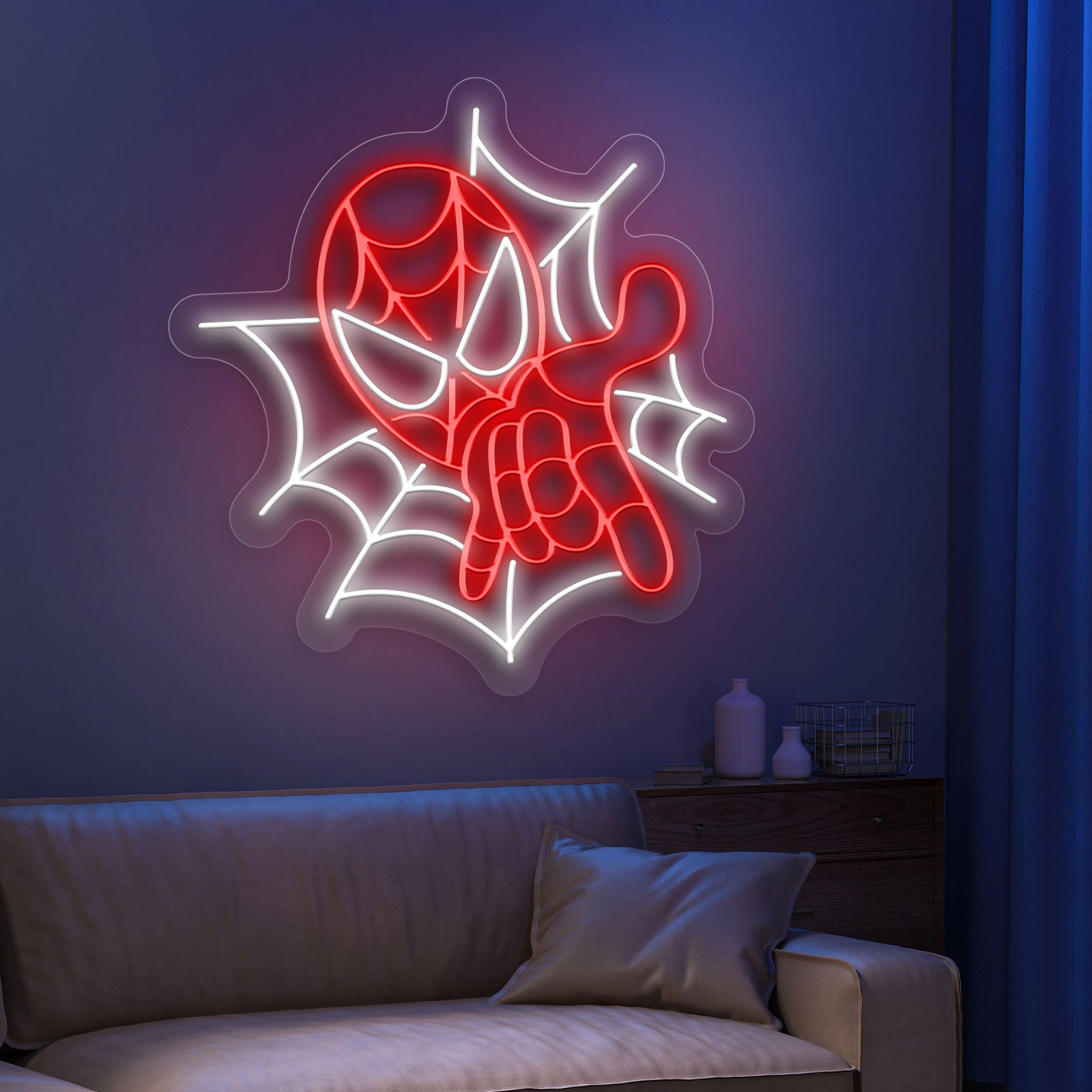 quntis-halloween-lights-day-of-dead-neonschild-16-zoll-skelett image 1