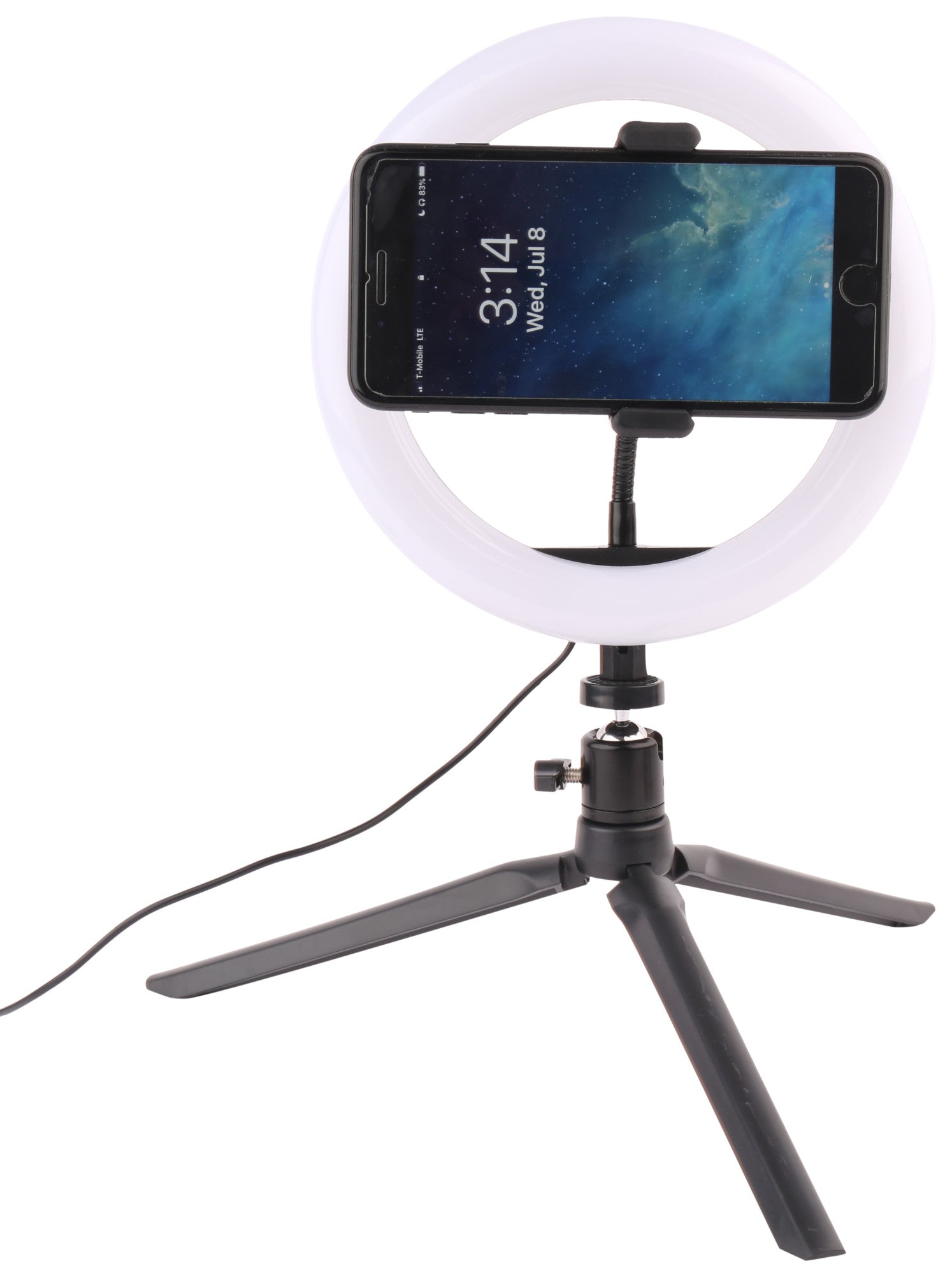 vivitar-vlogger-8-zoll-led-ringlicht-mit-handyhalter-dimmbar image 6