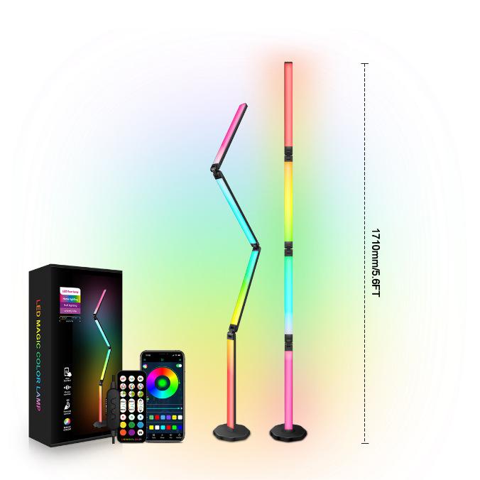 quntis-gaming-rgb-lights-eck-stehlampe-app-wlan-dimmbar image 1