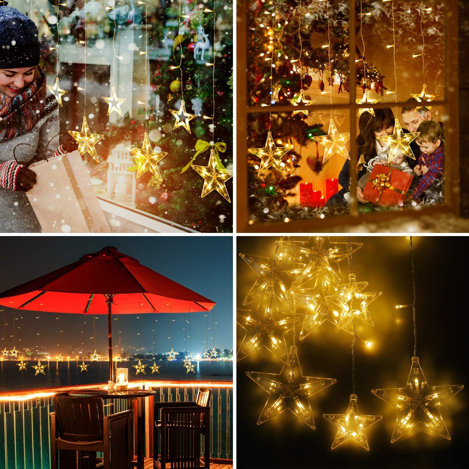 quntis-xmas-lights-lichtervorhang-sterne-138-led-warmwei image 8