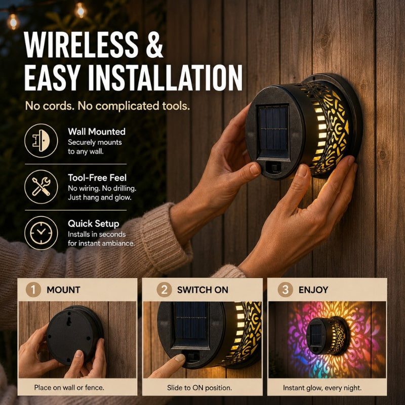 quntis-mandala-solar-zaunlichter-bunt-led-2er-set-ip65 image 7