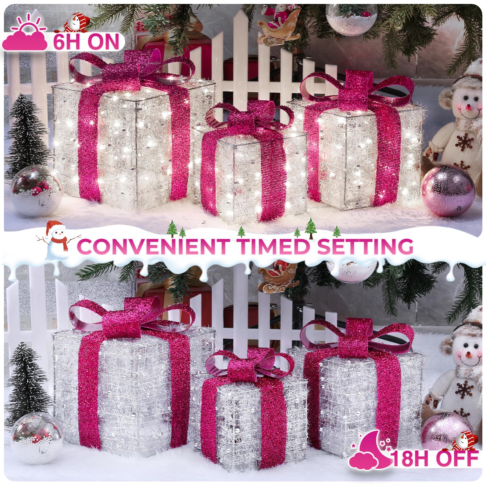 quntis-xmas-lights-geschenkboxen-3er-pink-140-led-timer image 4
