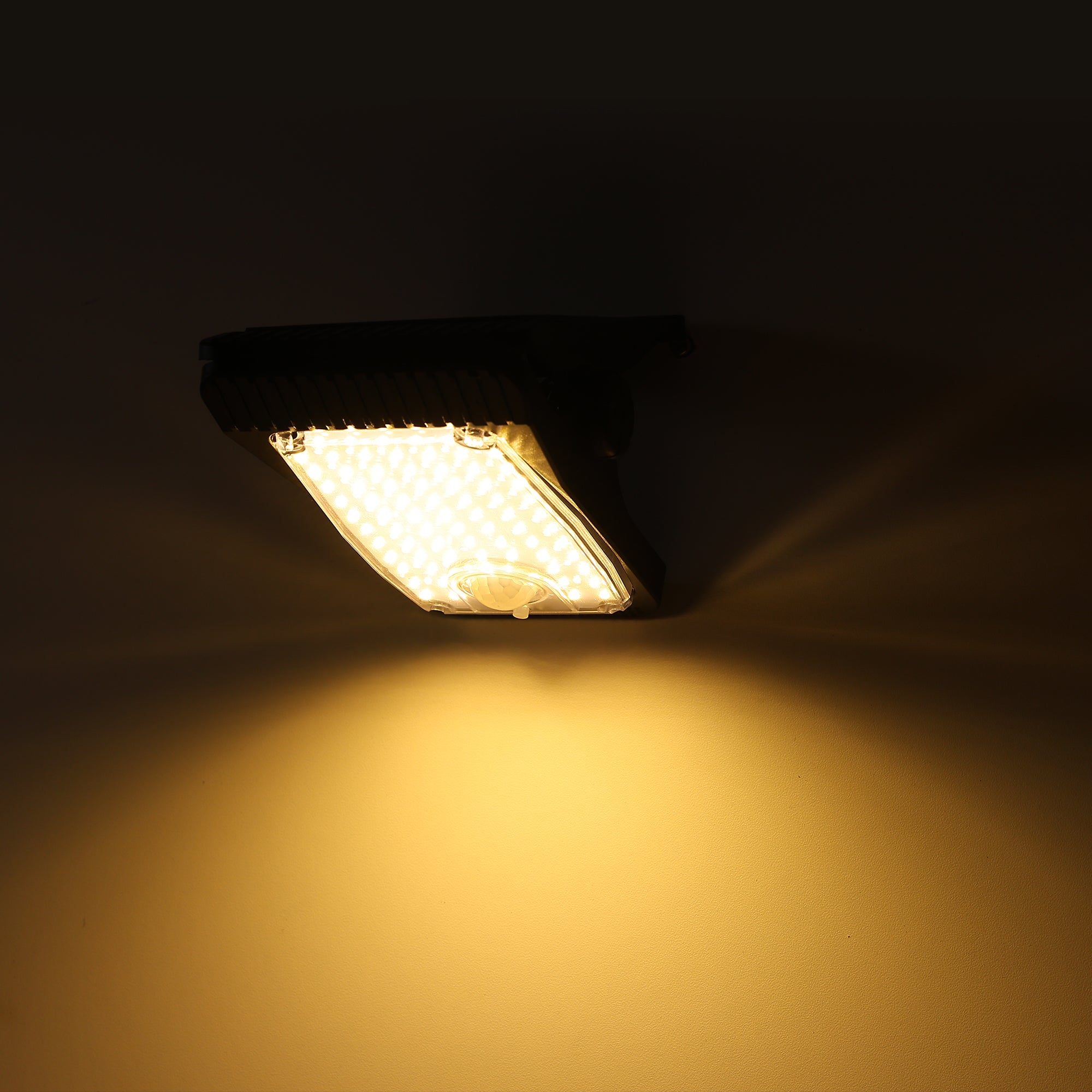 quntis-led-solar-lights-solar-zaunlicht-warmwei-2er-mit-bewegungsmelder image 2