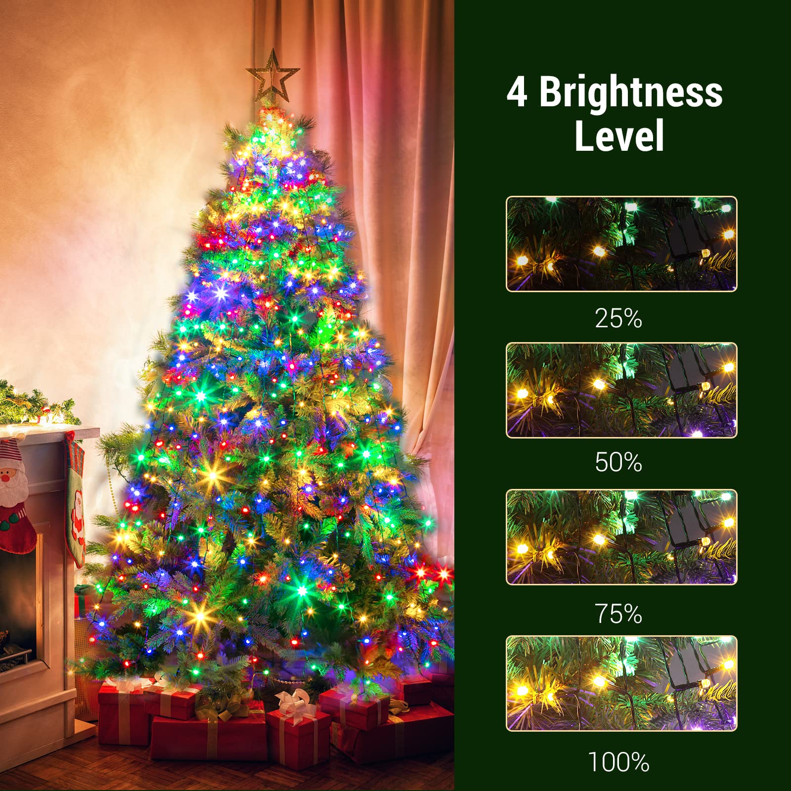 quntis-xmas-lights-400-led-lichterkette-farbwechsel-dimmbar-ip44 image 2