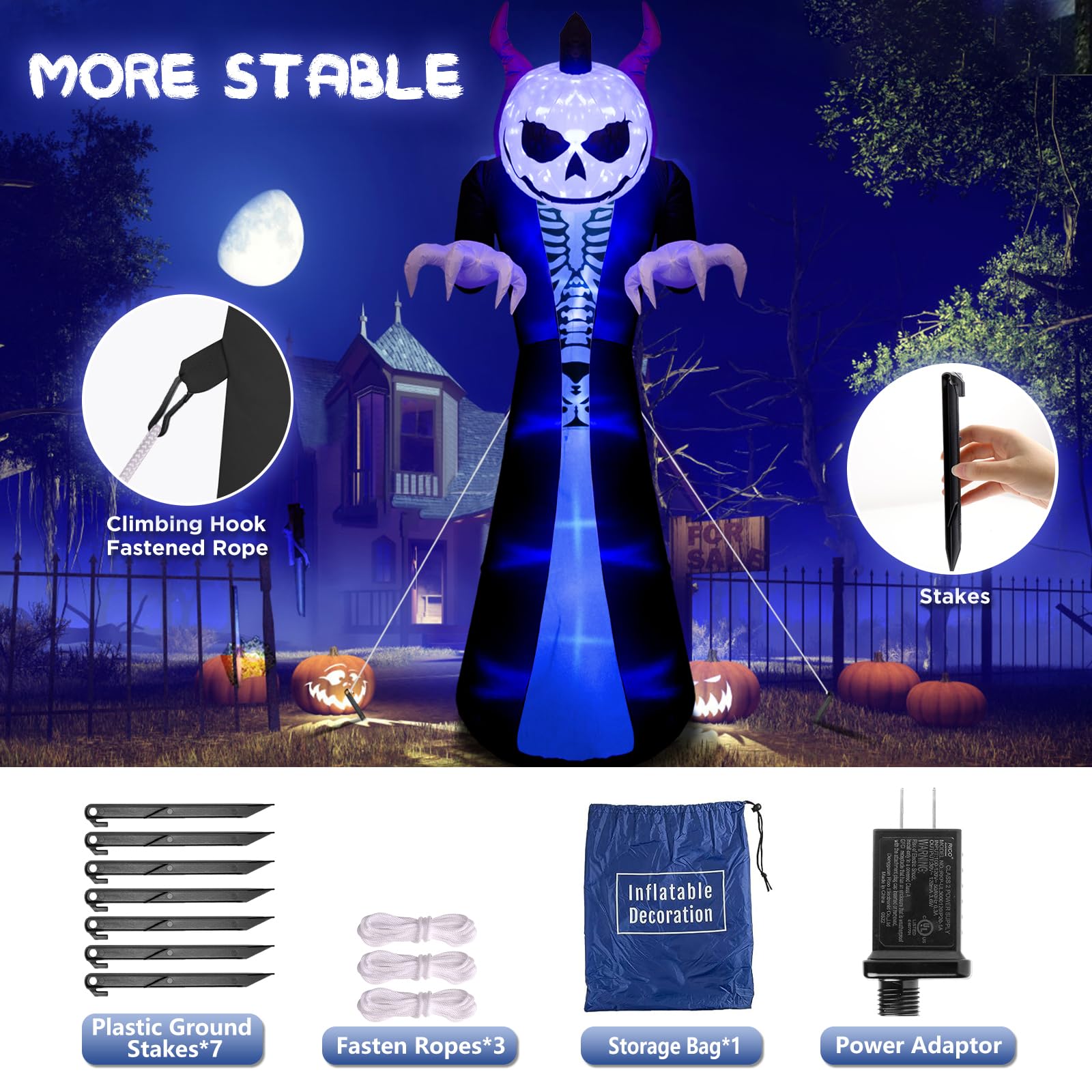 quntis-halloween-aufblasfigur-geist-3m-led-8-farben-sound image 3