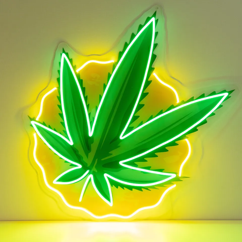 quntis-blatt-neon-schild-gr-nes-led-wandlicht-20-zoll image 1
