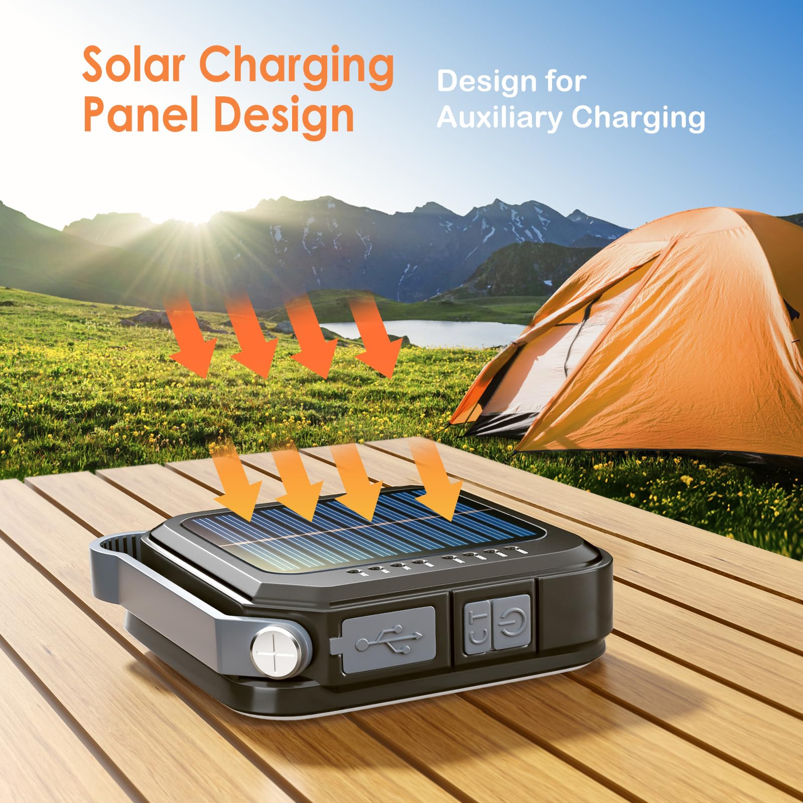 quntis-led-solar-lights-campinglaterne-solar-grau-1000-lumen image 4