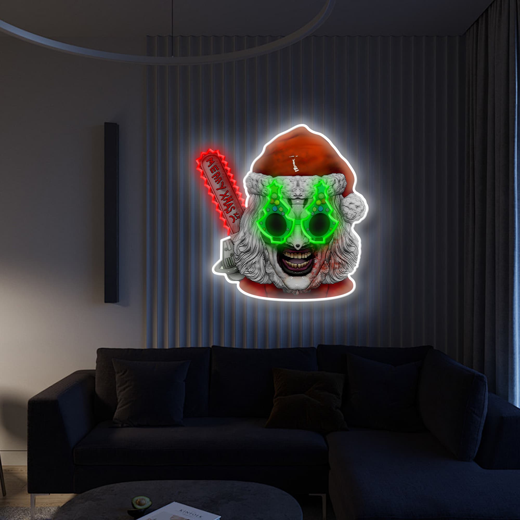 quntis-xmas-lights-terrifier-neonschild-40cm-art-the-clown image 7