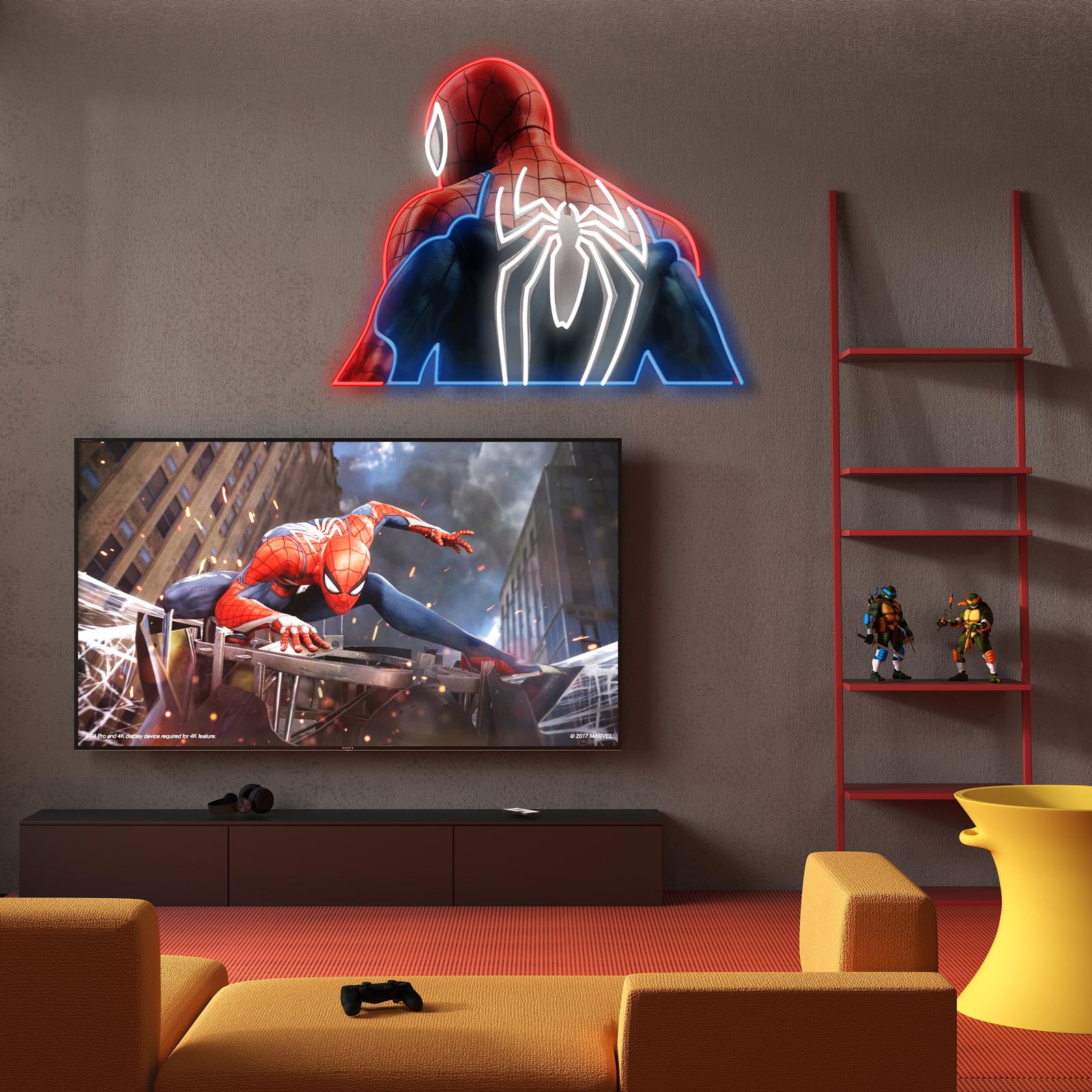 quntis-neon-signs-spider-man-led-neon-schild-40-cm-rgb image 5