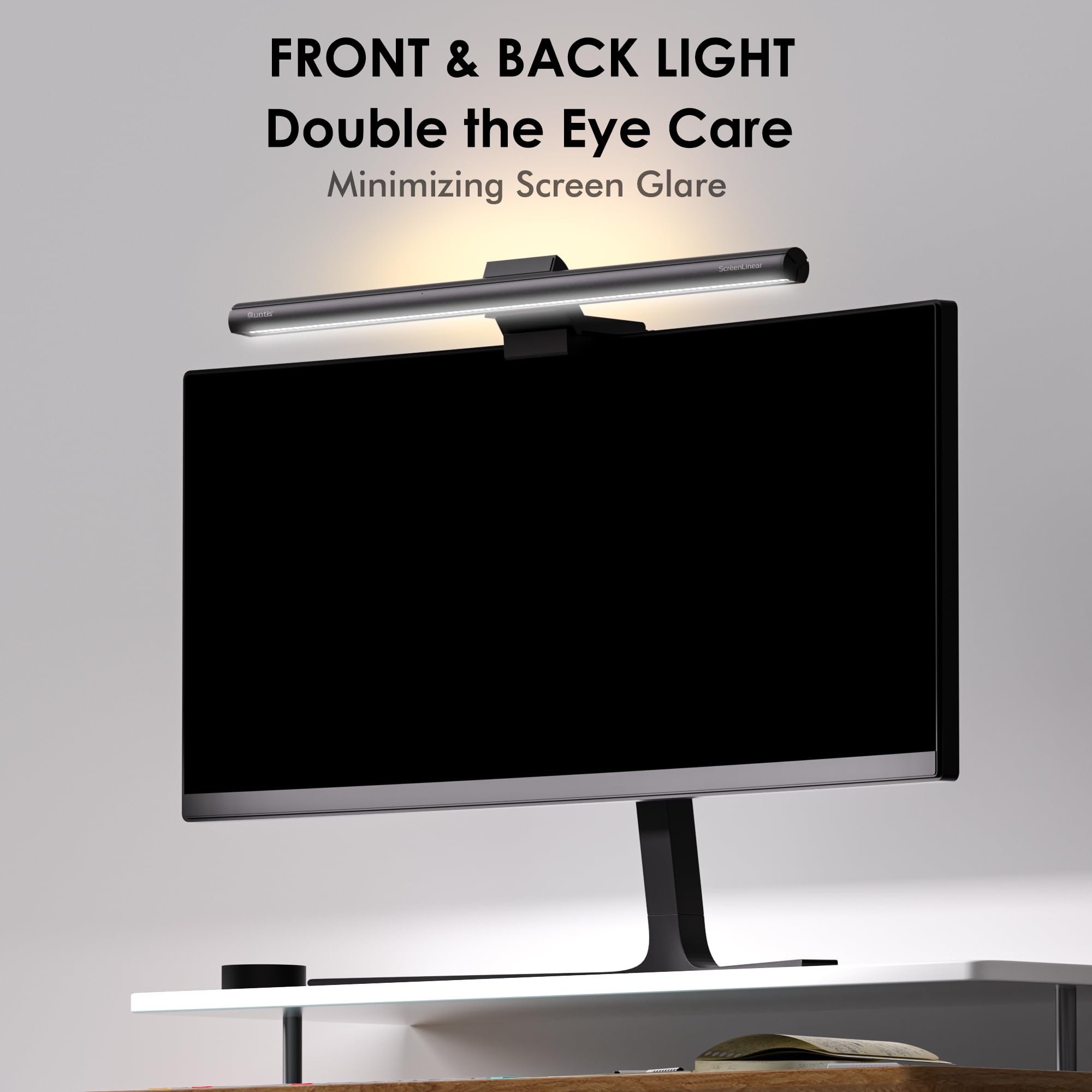 quntis-glow-monitor-light-bar-grau-42-5-cm-mit-fernbedienung image 2