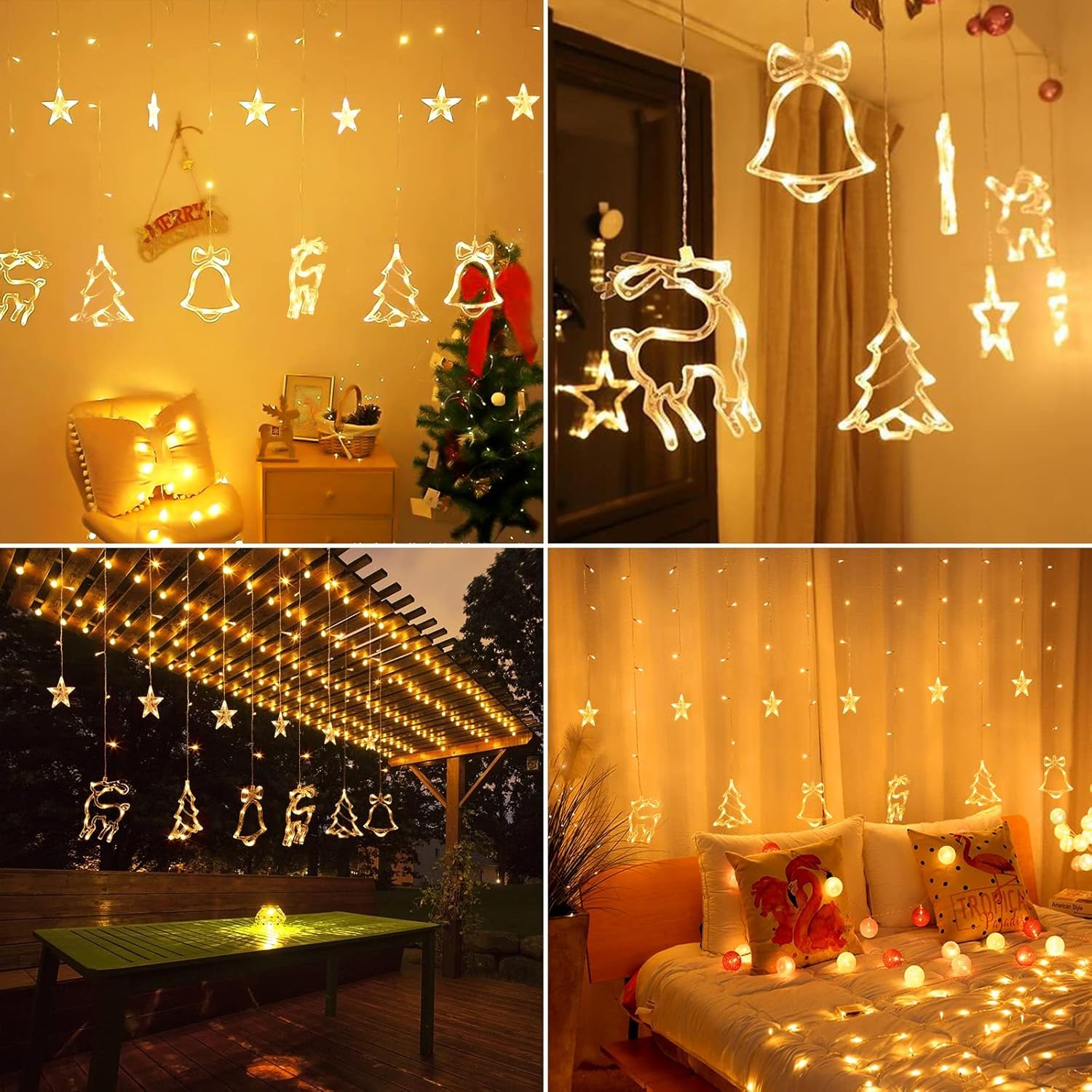 quntis-xmas-lights-138-led-lichtervorhang-warmwei-7-5ft image 7