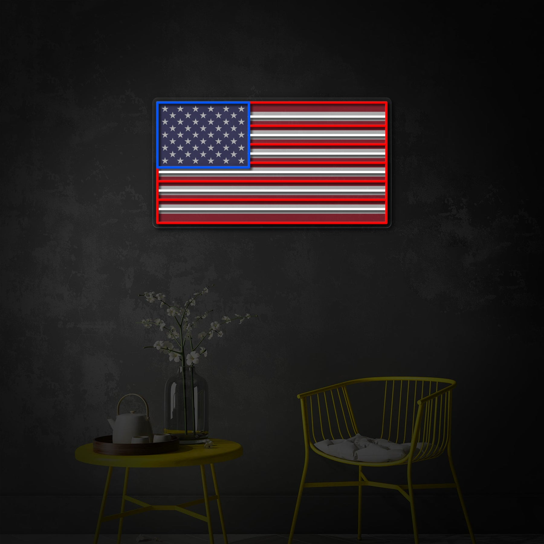 quntis-neon-signs-american-flag-led-neonschild-16-zoll-usa-flagge image 1