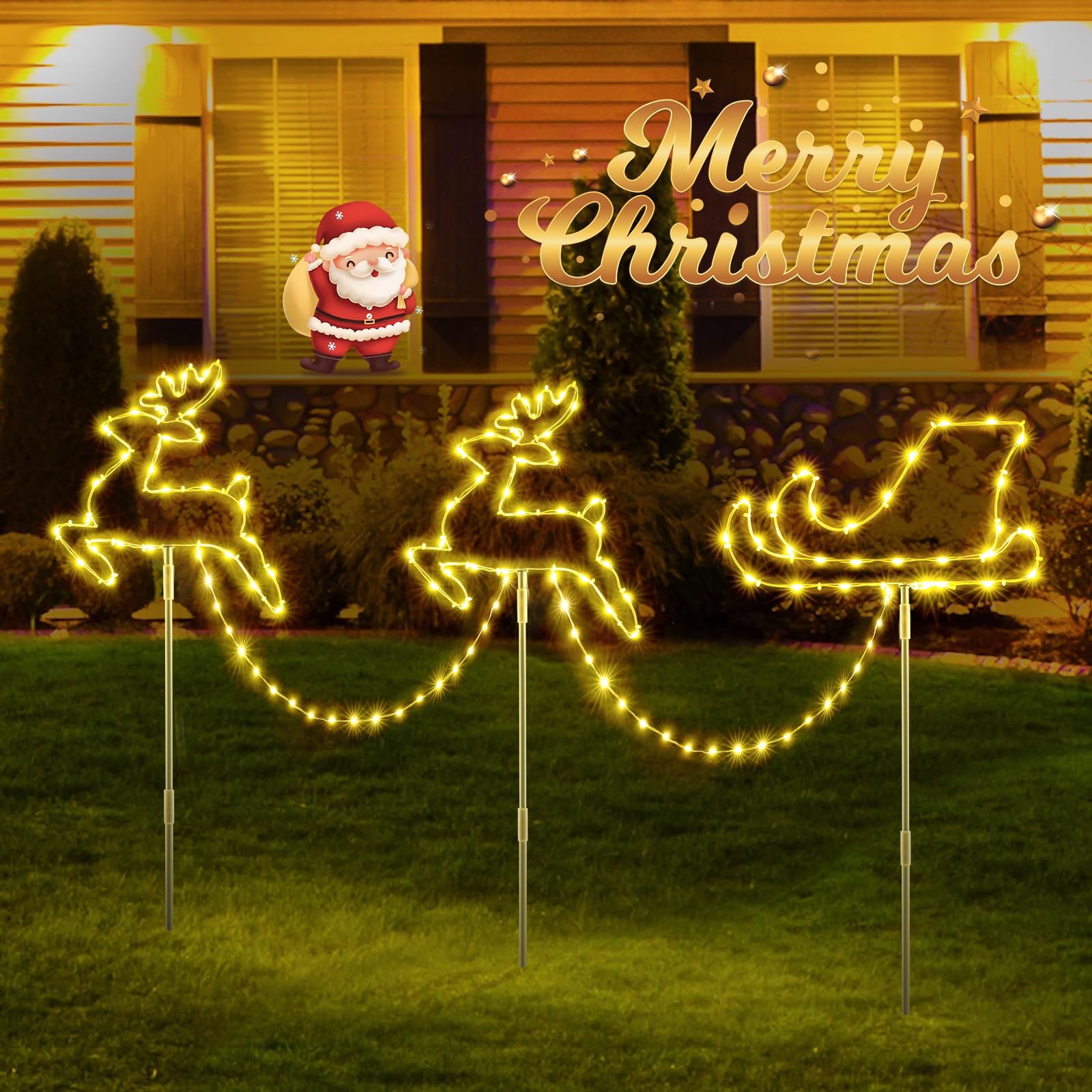 quntis-xmas-lights-schneeflocke-gartenstecker-2er-pack-bunt image 2