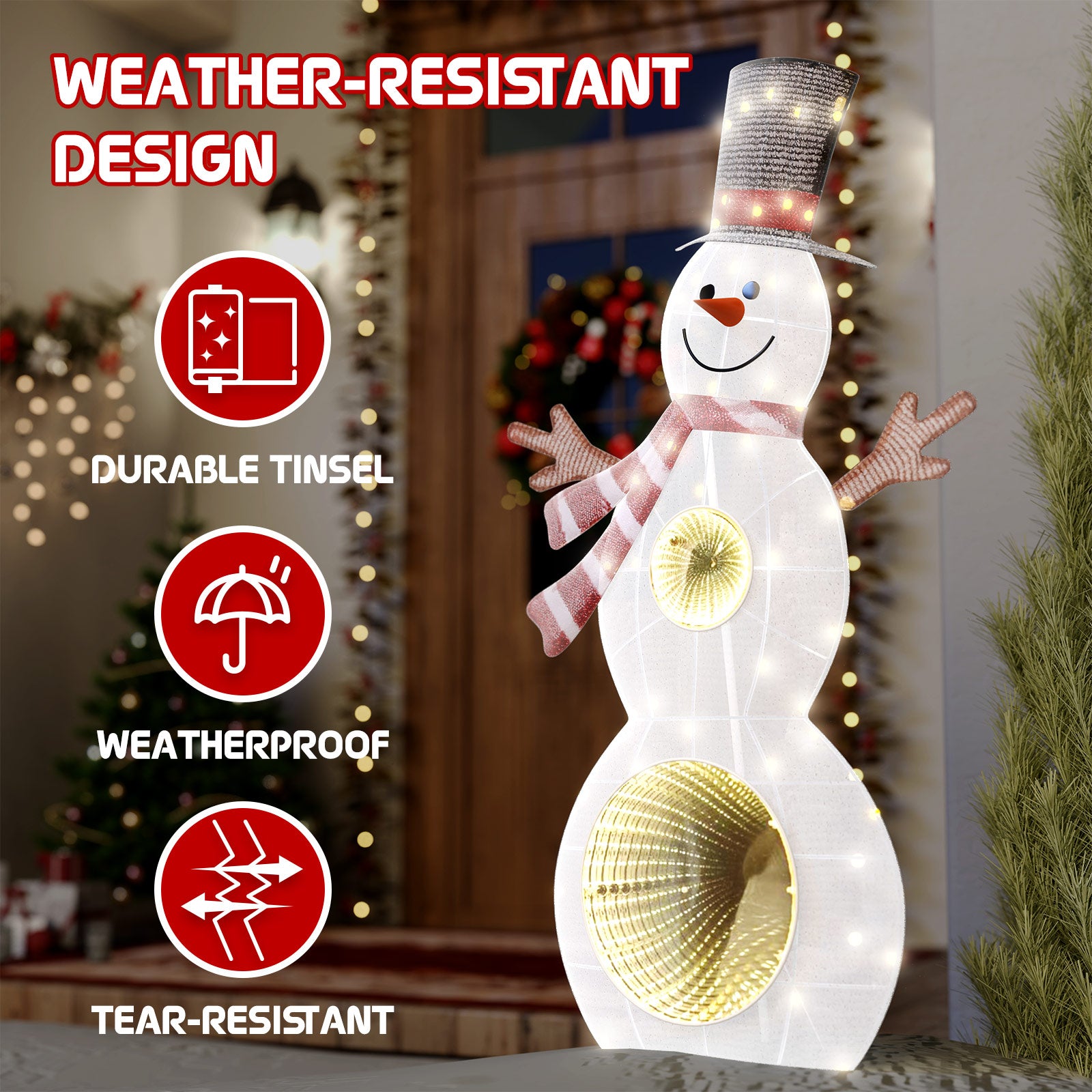 quntis-xmas-lights-schneemann-90-cm-53-led-mit-infinity-mirror image 3