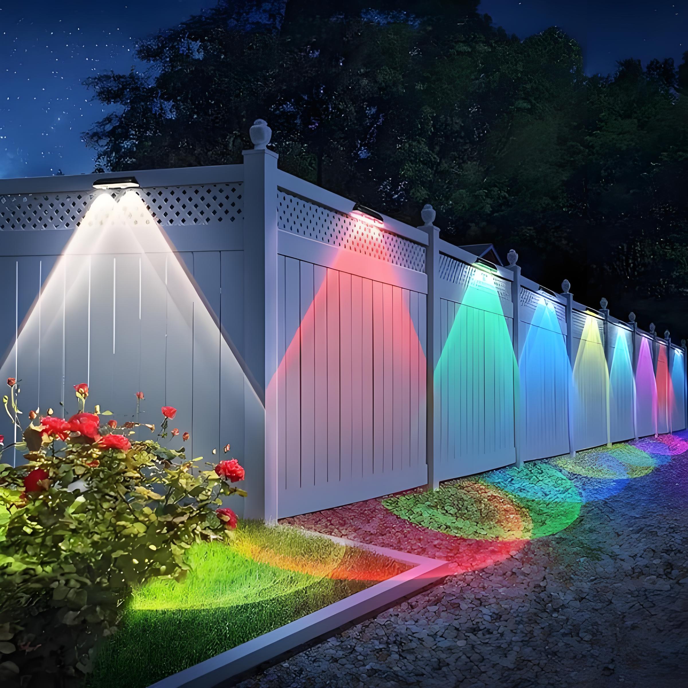 quntis-led-solar-zaunleuchten-4er-set-rgb-warmwei-ip65 image 1