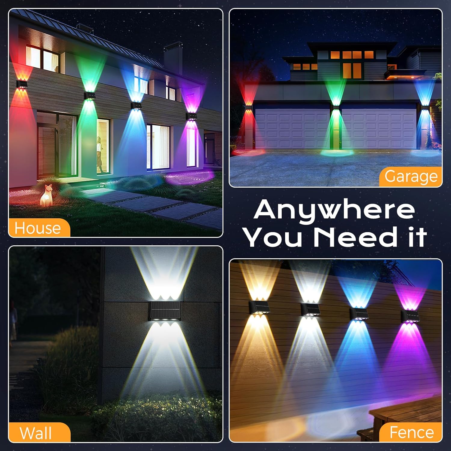 quntis-led-solar-lights-zaunlicht-rgbcw-4er-ip65-up-down image 6