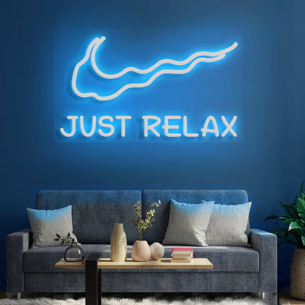 quntis-just-relax-neonschild-65-cm-hellblau-led-wandleuchte image 1