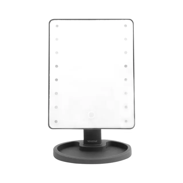 vivitar-beauty-led-schminkspiegel-schwarz-360-16-leds image 1