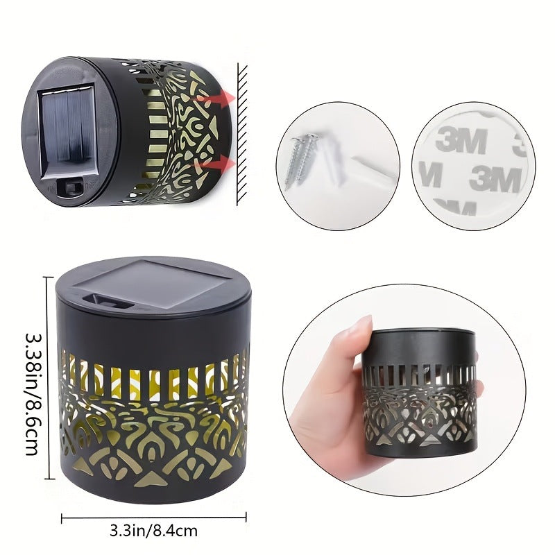 quntis-mandala-solar-zaunlichter-bunt-led-2er-set-ip65 image 8
