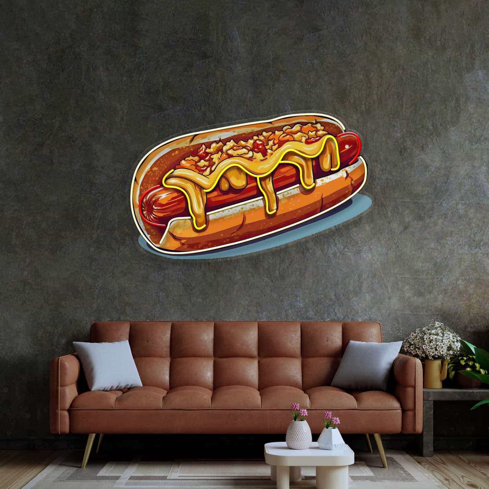 quntis-neon-signs-hot-dog-neonschild-50cm-led-bunt image 2
