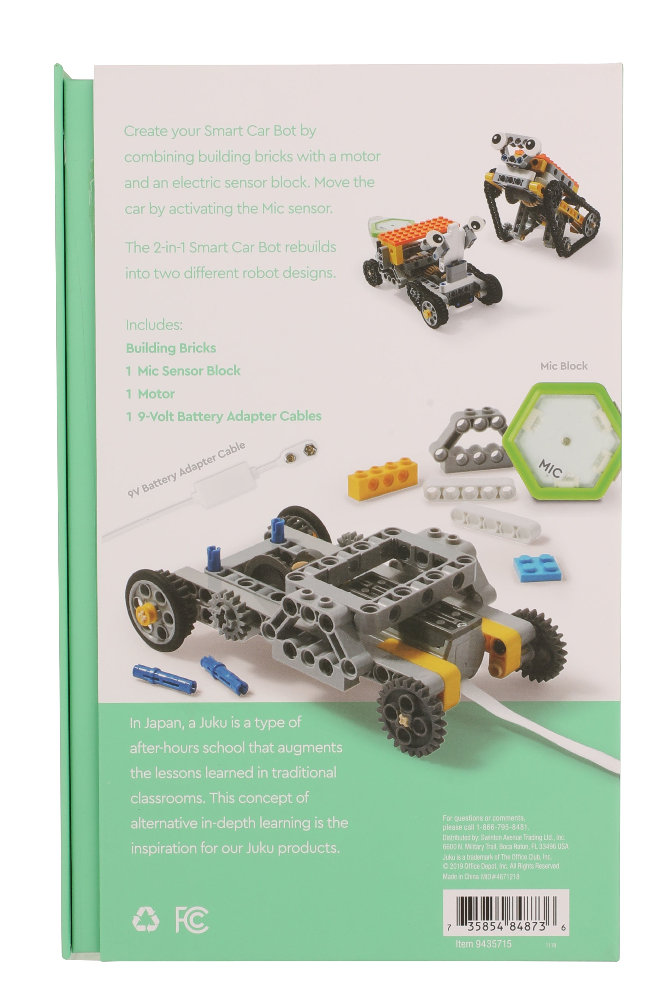 vivitar-juku-smart-car-bot-bausatz-mit-motor-und-sensor image 2