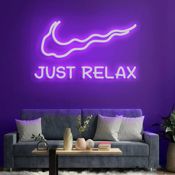 quntis-just-relax-neonschild-65-cm-hellblau-led-wandleuchte image 2