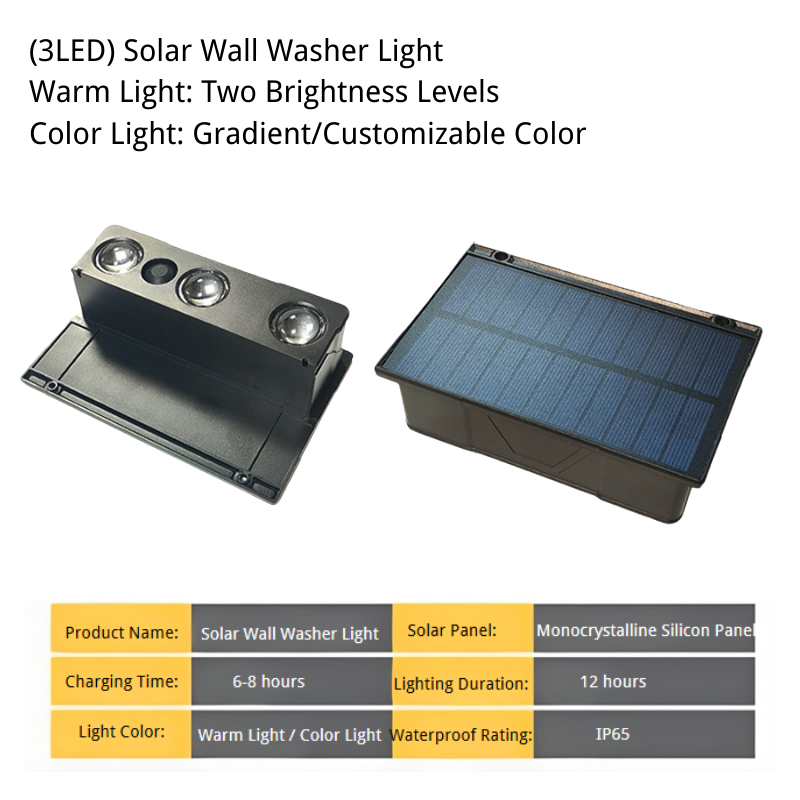 quntis-led-solar-lights-zaunlicht-warmwei-4er-set-ip65 image 4