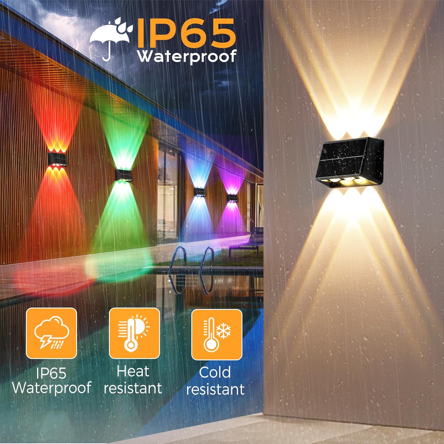 quntis-led-solar-lights-zaunlicht-rgbcw-4er-ip65-up-down image 3