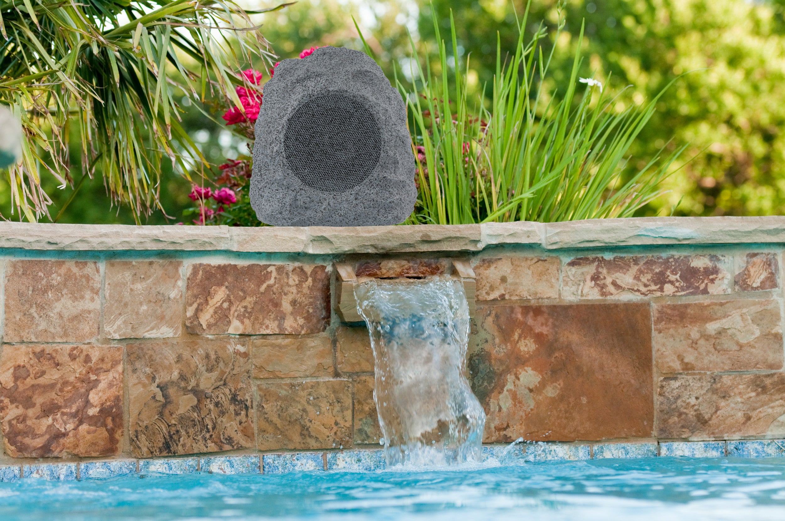 vivitar-bluetooth-rock-speaker-garten-steinoptik image 4