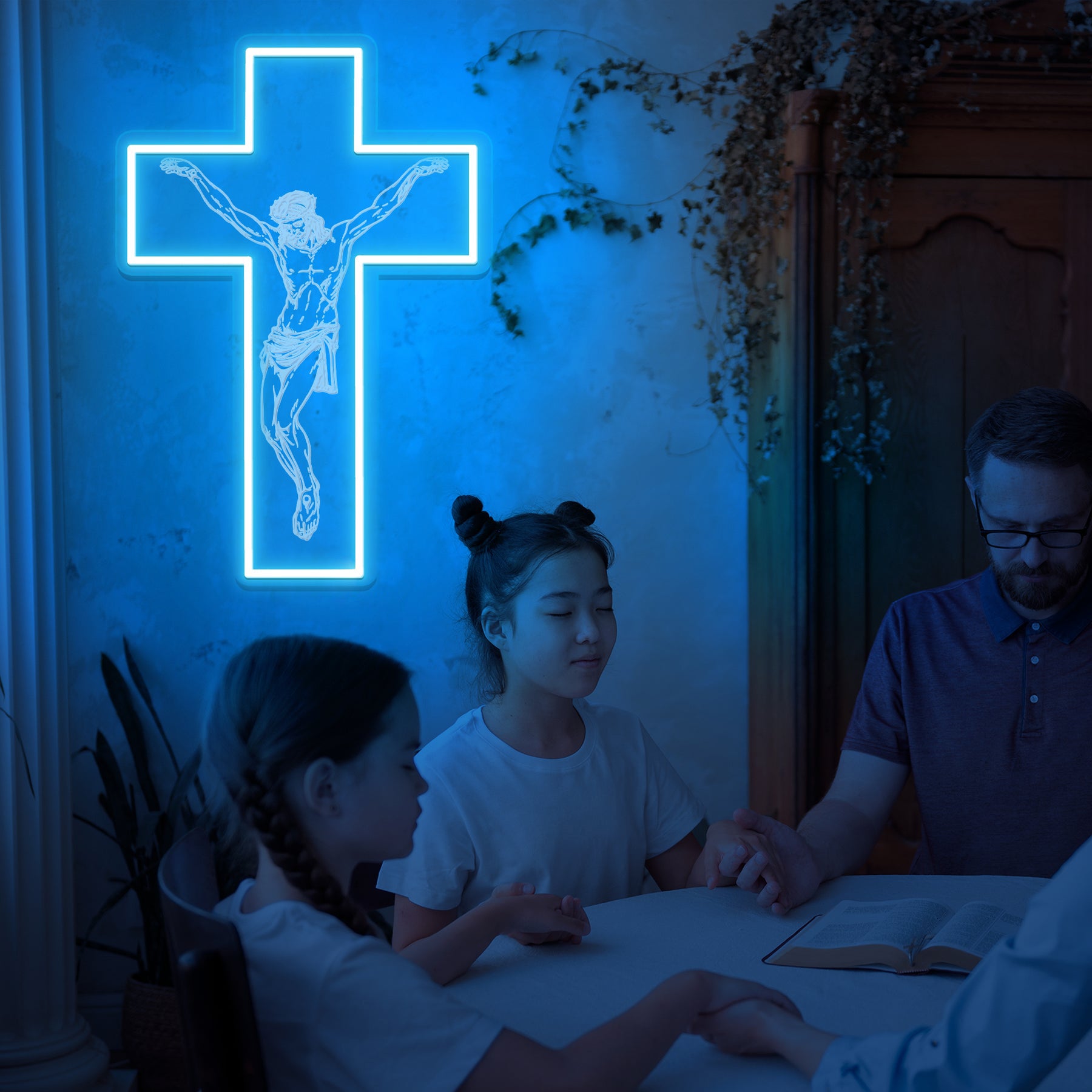 quntis-jesus-kreuz-neon-schild-led-wandlicht-20-zoll image 7