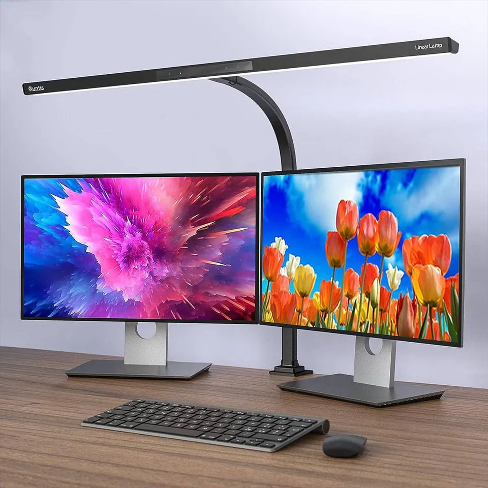 quntis-focus-series-klemmleuchte-80-cm-schwarz-dimmbar image 1