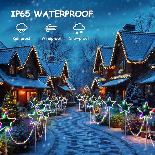 quntis-xmas-lights-led-sterne-wegleuchten-2er-pack-farbwechsel image 4