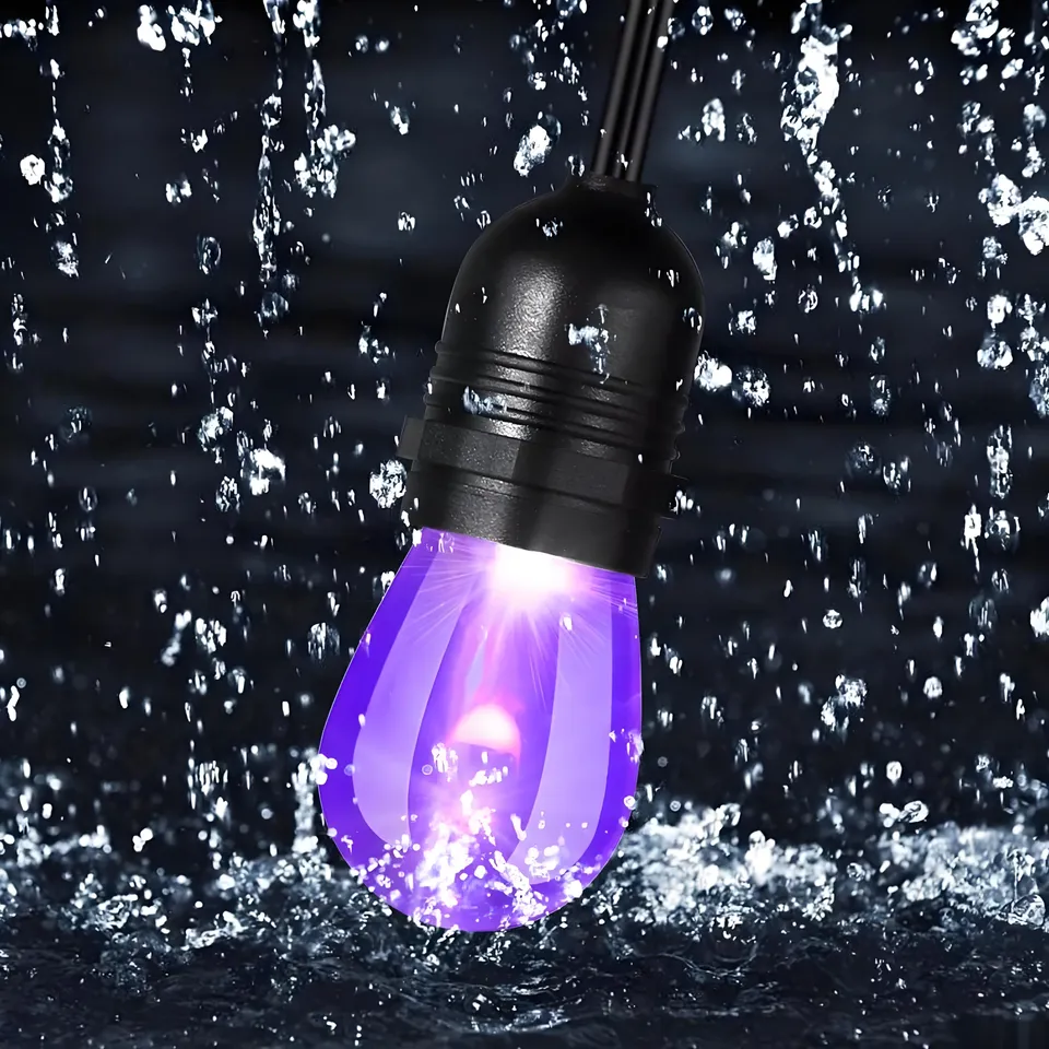 quntis-xmas-lights-s14-lichterkette-solar-rgb-32ft-20-lampen-wasserdicht image 1