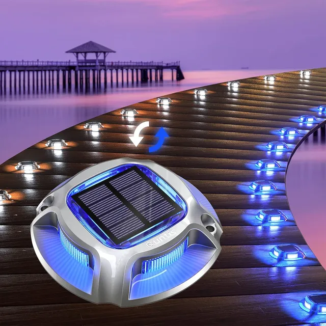 quntis-led-solar-lights-deck-light-solar-bodenleuchte-4er-pack-ip68-alu image 1