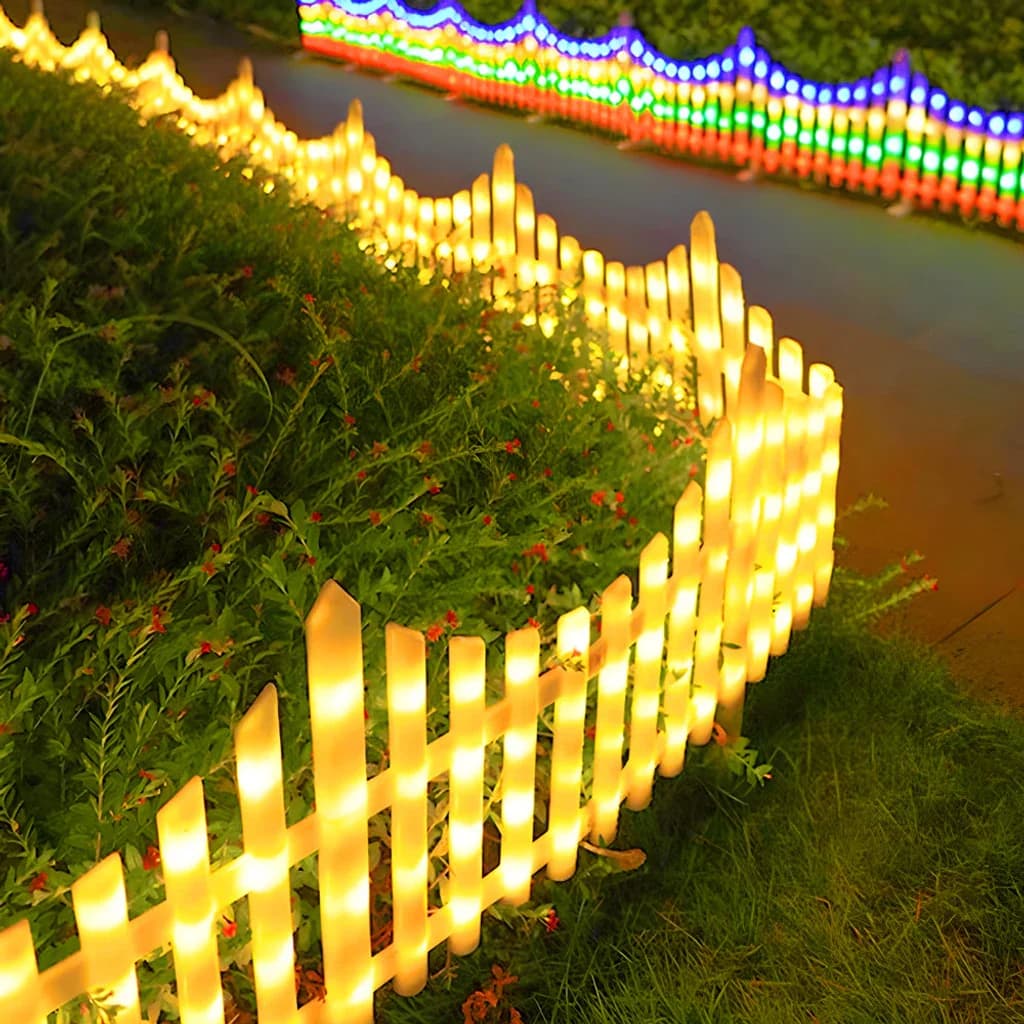 quntis-xmas-lights-lichterzaun-2-8m-288-led-warmwei-8er-set image 1