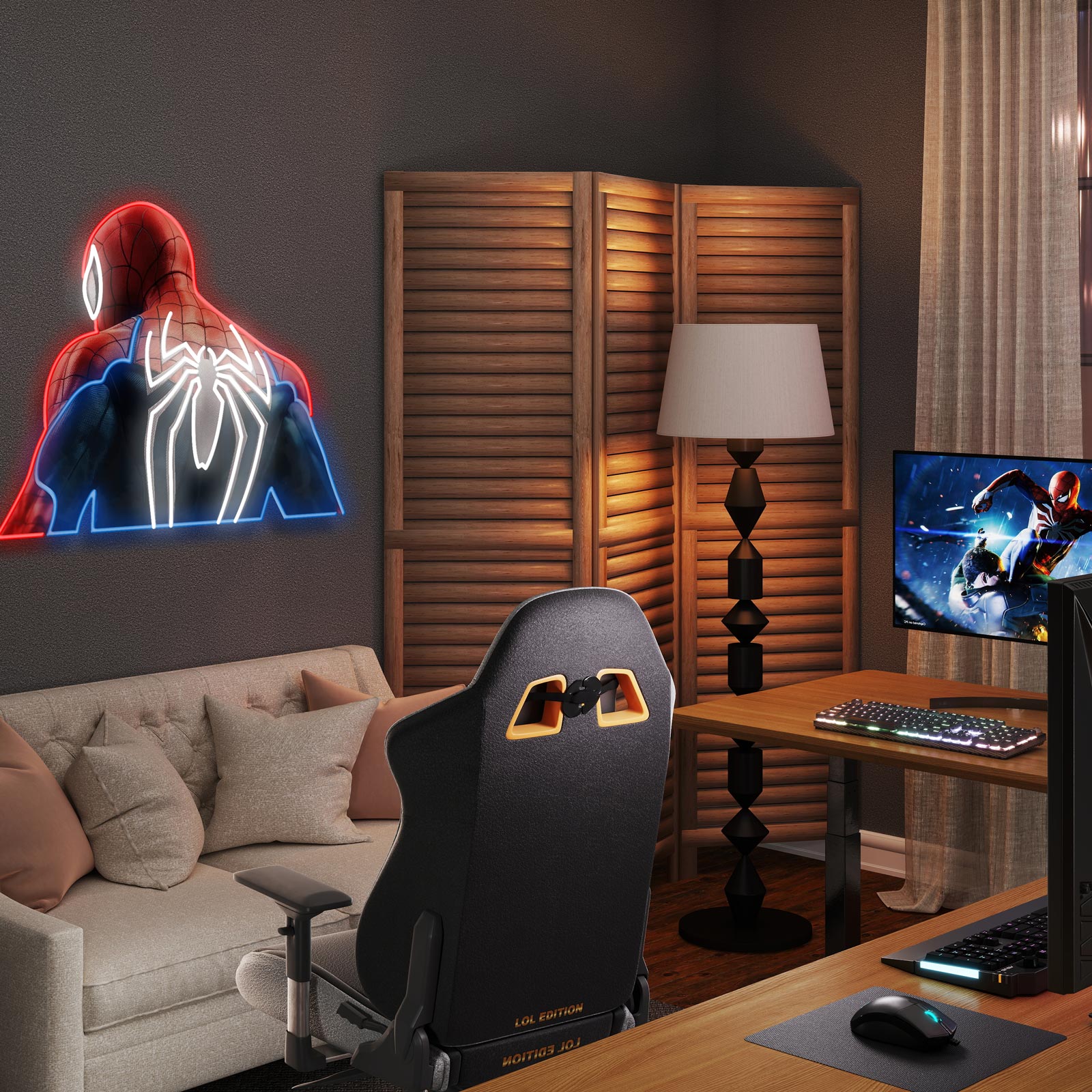 quntis-neon-signs-spider-man-led-neon-schild-40-cm-rgb image 6