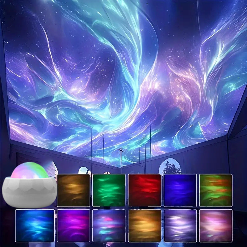 quntis-gaming-rgb-lights-aurora-projektor-nachtlicht-wei-nordlichter image 2