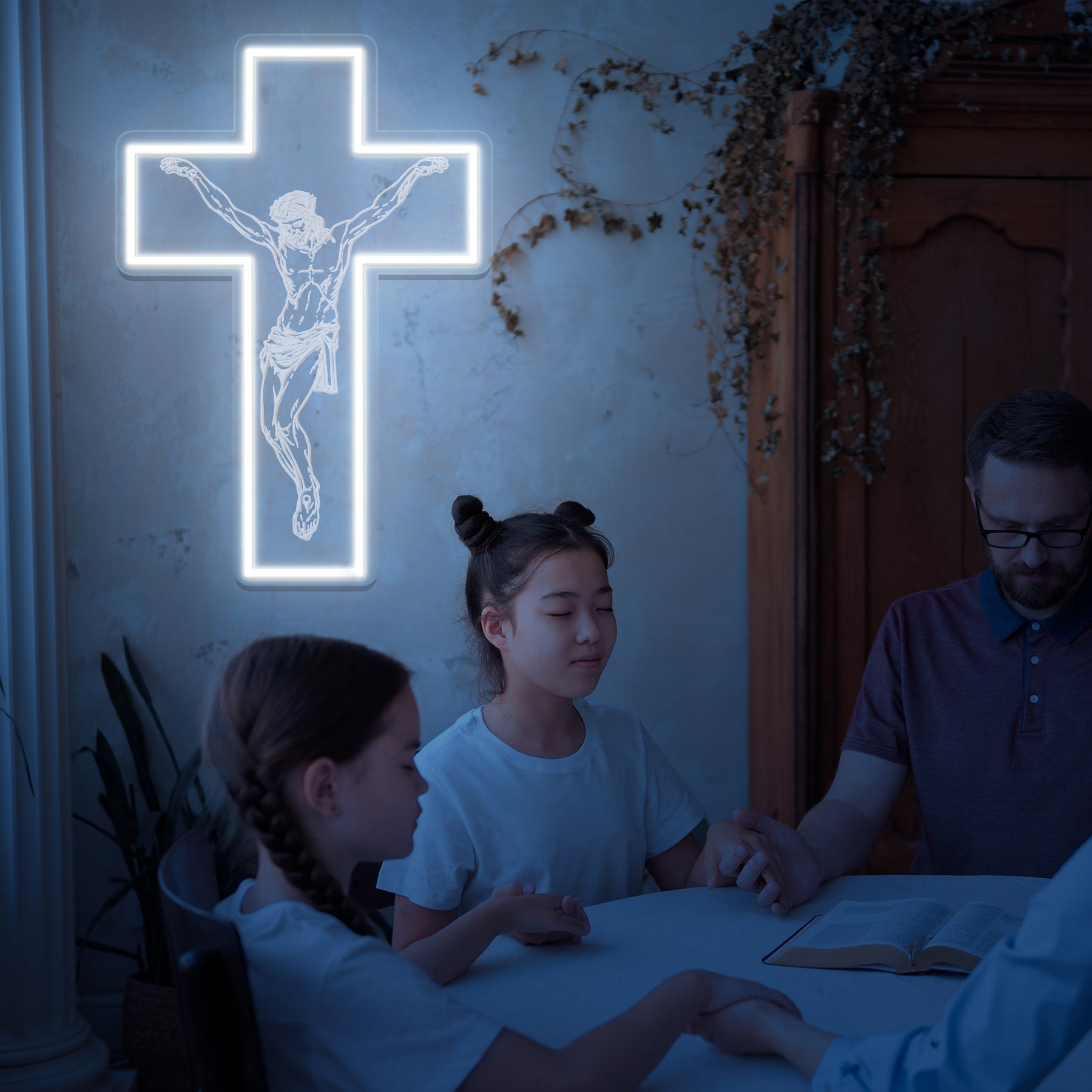 quntis-jesus-kreuz-neon-schild-led-wandlicht-20-zoll image 4