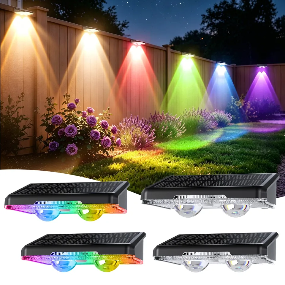 quntis-led-solar-lights-rgbcw-zaunlicht-4er-pack-warmwei image 1