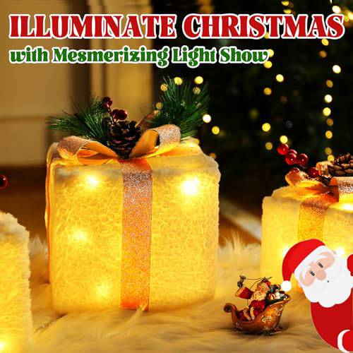 quntis-xmas-lights-geschenkbox-warmwei-3er-pack-60-led image 2